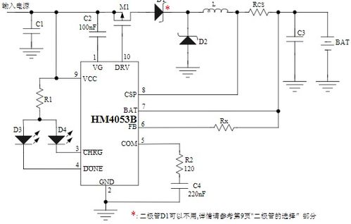 集成4A USB接口與鋰電池充電管理 HM4053B集成電路芯片設(shè)計(jì)及應(yīng)用服務(wù)