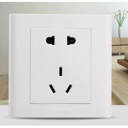 鴻雁二三插5五孔電源墻壁開(kāi)關(guān)插座面板G86Z223A10 家居電氣的智能之選